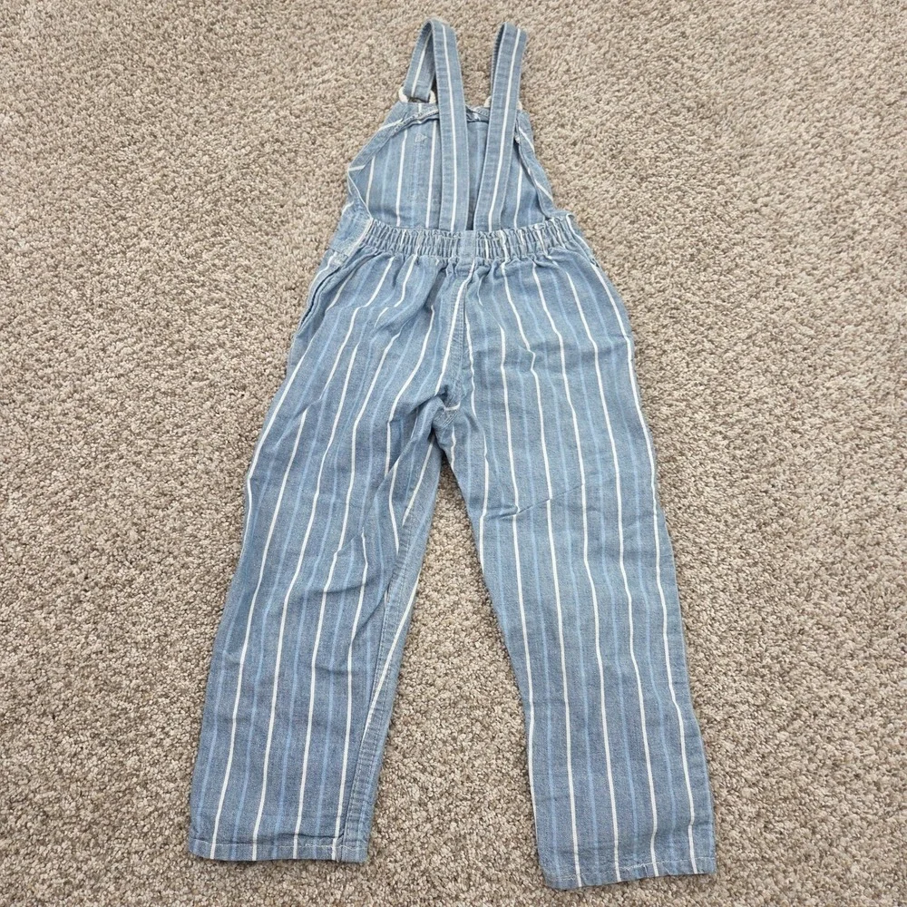 OshKosh B'Gosh vintage Pinstripe Stripe toddler overalls 2T Made In USA 80s 90s